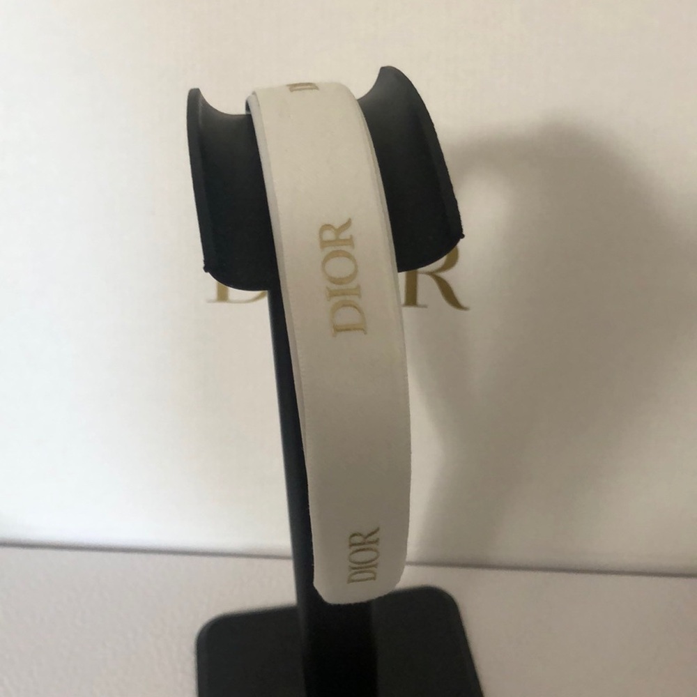 DIOR Headband HandMade with Authentic Dior Ribbon - Picture 3 of 5